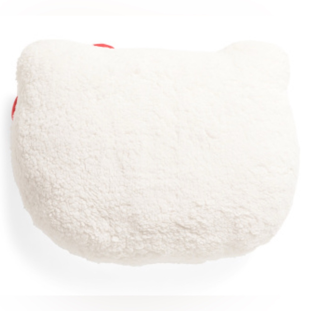 Hello Kitty Pillow Sherpa With Bow NWT cute 🥰 original colors - Picture 2 of 3